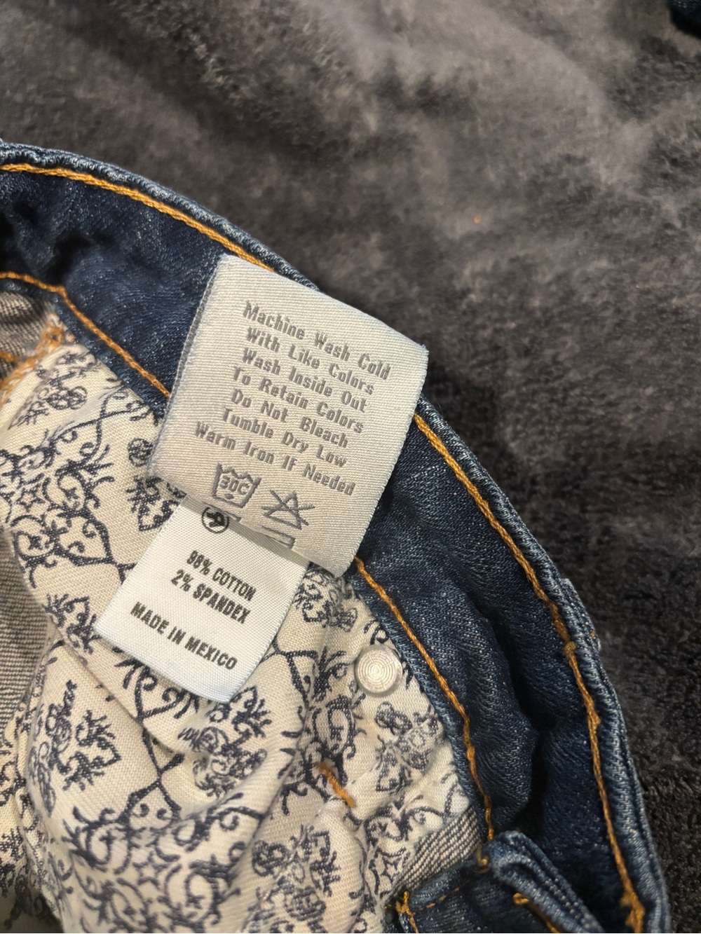 Big Star Envy Blue Denim skinny jeans size 28 - Picture 9 of 9